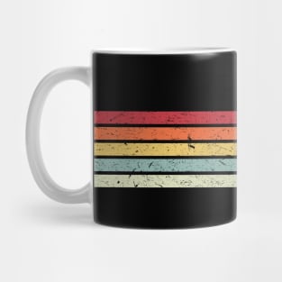 Cat Book Vintage Retro 70s 80s Mug